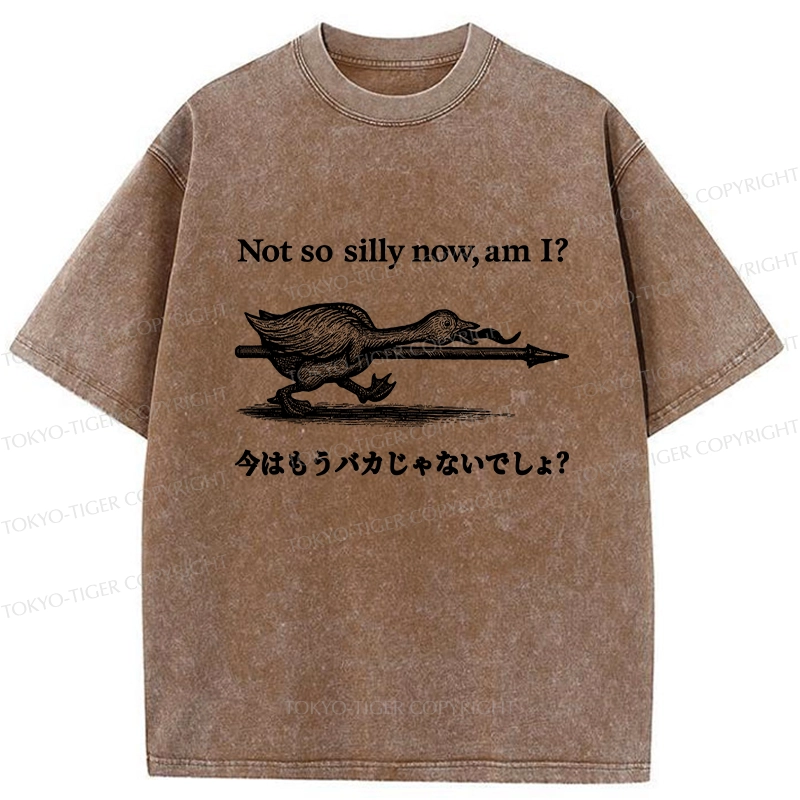 Tokyo-Tiger I'm Not So Silly Now Washed T-Shirt