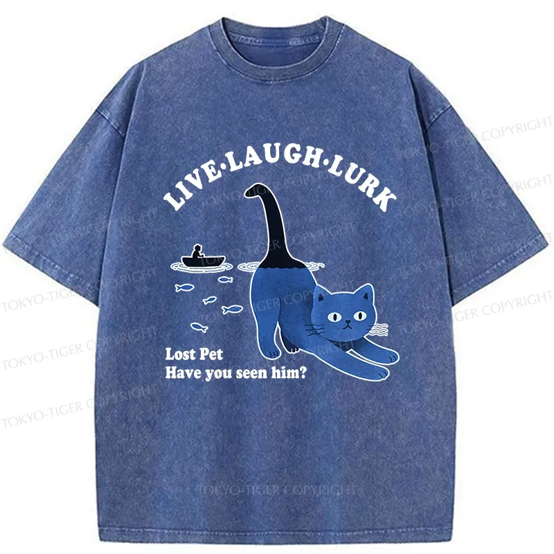 Tokyo-Tiger Have You Seen My Pet Washed T-Shirt