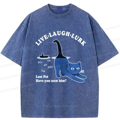 Tokyo-Tiger Have You Seen My Pet Washed T-Shirt