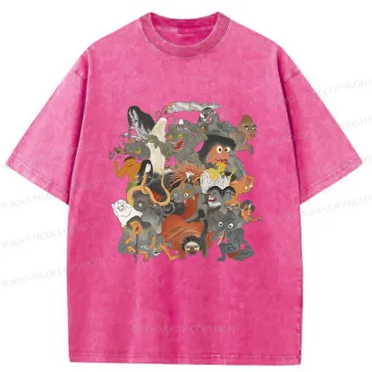 Tokyo-Tiger Famous Japanese Yoaki Washed T-Shirt