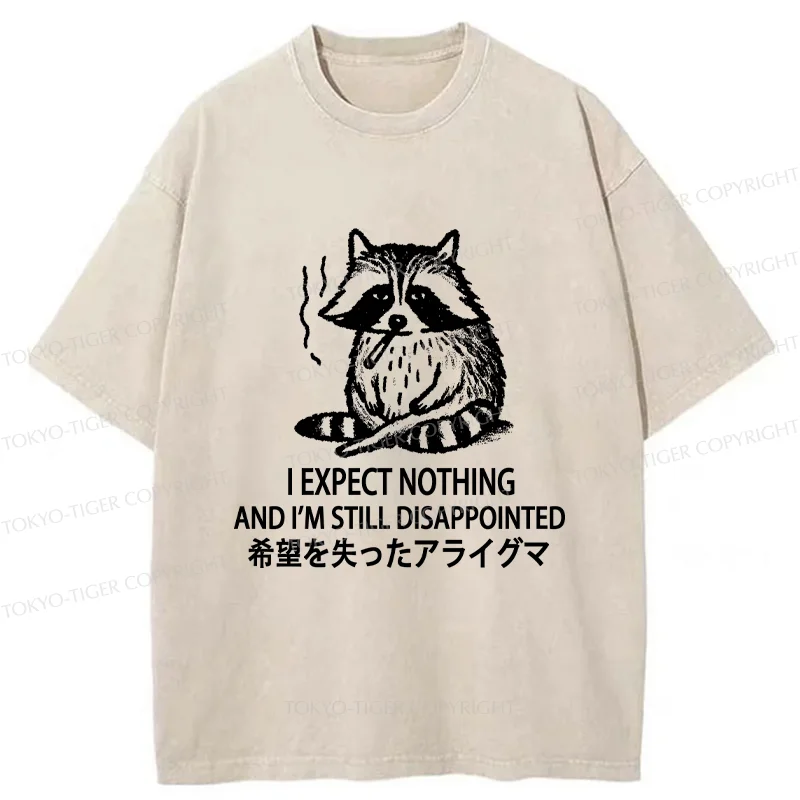 Tokyo-Tiger Lost Hope Raccoon Washed T-Shirt