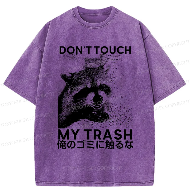Tokyo-Tiger Angry Raccoon Japan Washed T-Shirt