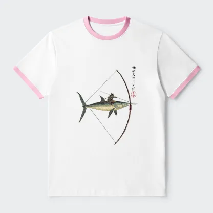 Tokyo-Tiger I Am Speed Contrast Trim T-Shirt