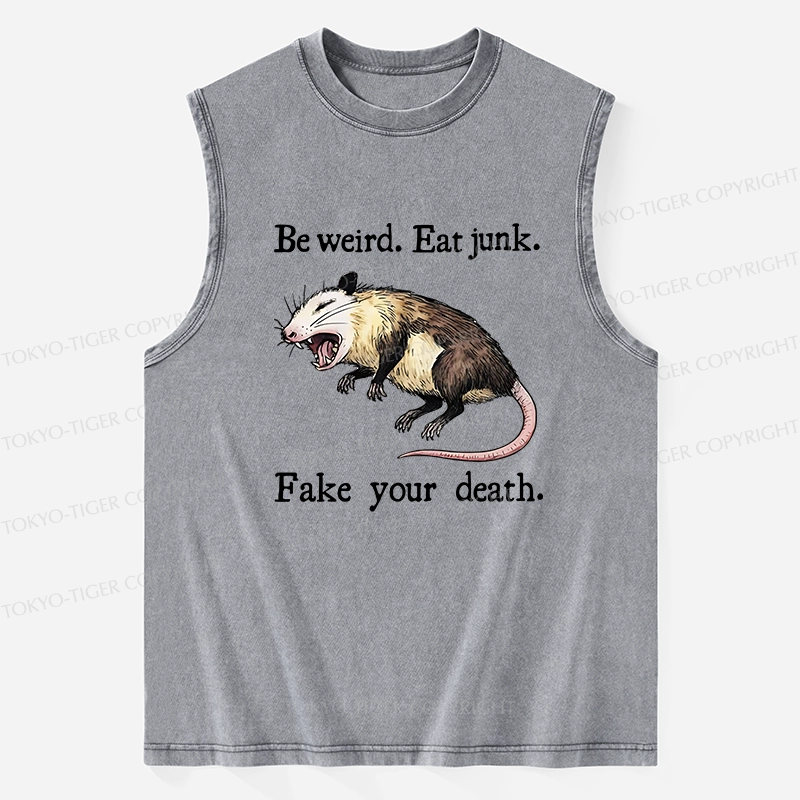 Tokyo-Tiger Possum Playing Dead Washed Tank