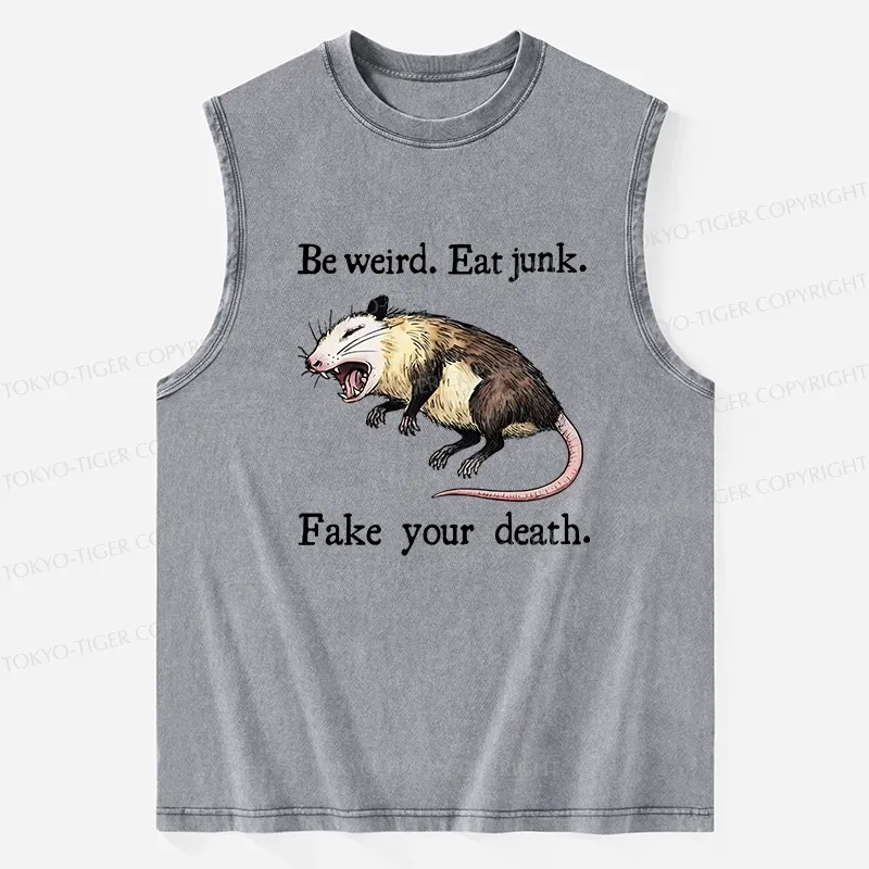 Tokyo-Tiger Possum Playing Dead Washed Tank