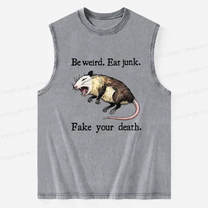 Tokyo-Tiger Possum Playing Dead Washed Tank