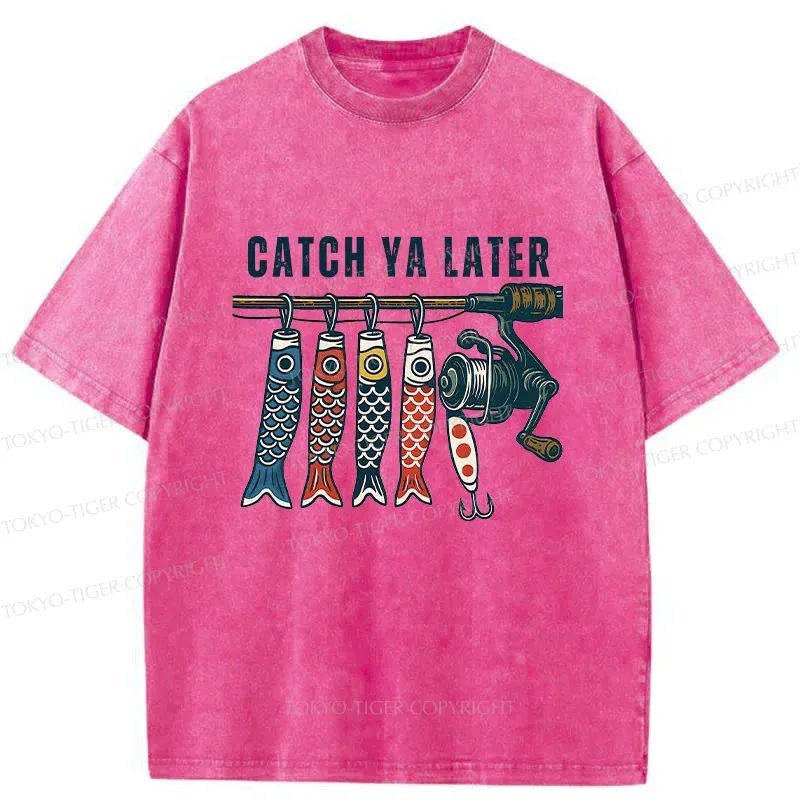 Tokyo-Tiger Fishing Japan Washed T-Shirt
