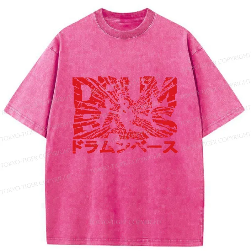 Tokyo-Tiger Broken DNB Washed T-Shirt
