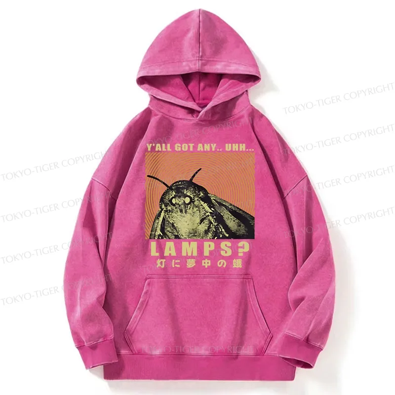 Tokyo-Tiger Moth Obsessed With The Light Washed Hoodie