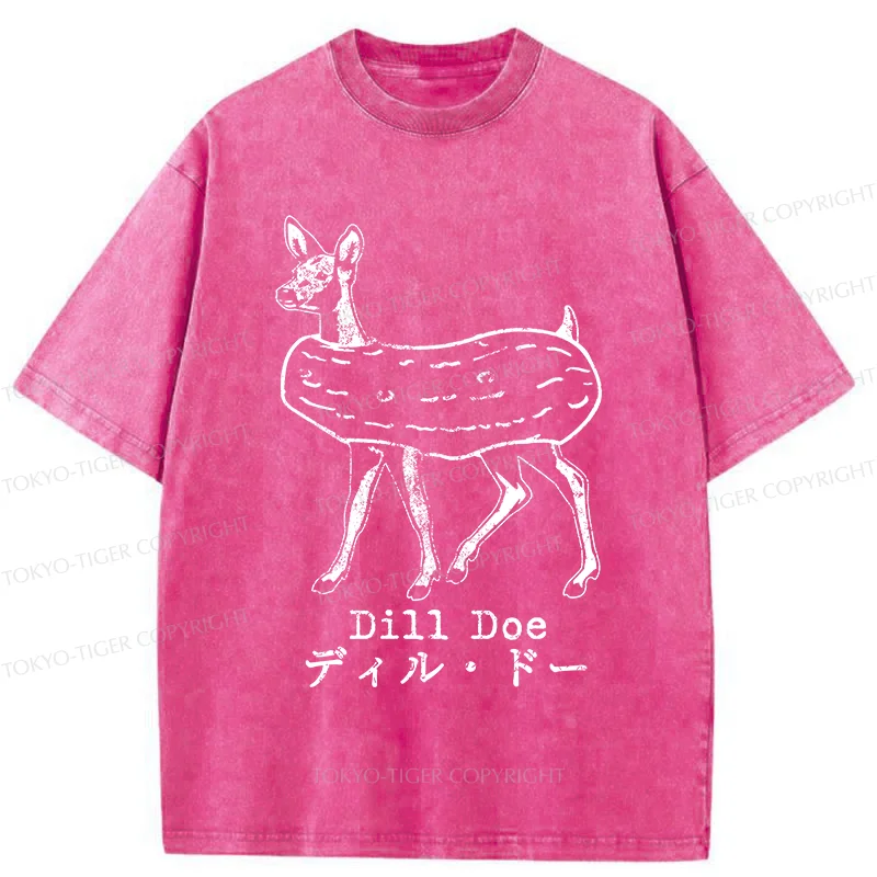 Tokyo-Tiger Cucumber Deer Washed T-Shirt