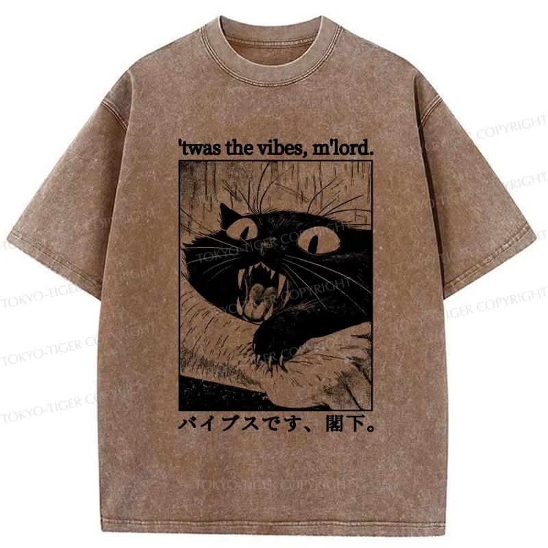 Tokyo-Tiger 'Twas The Vibes M'lord Washed T-Shirt