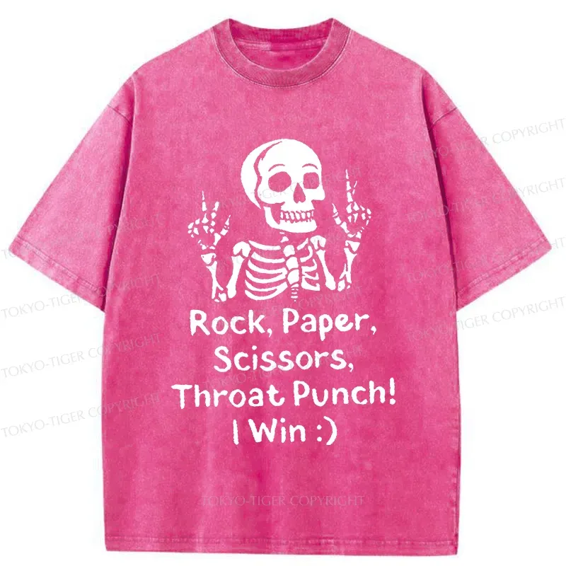 Tokyo-Tiger Winning Skeleton Washed T-Shirt