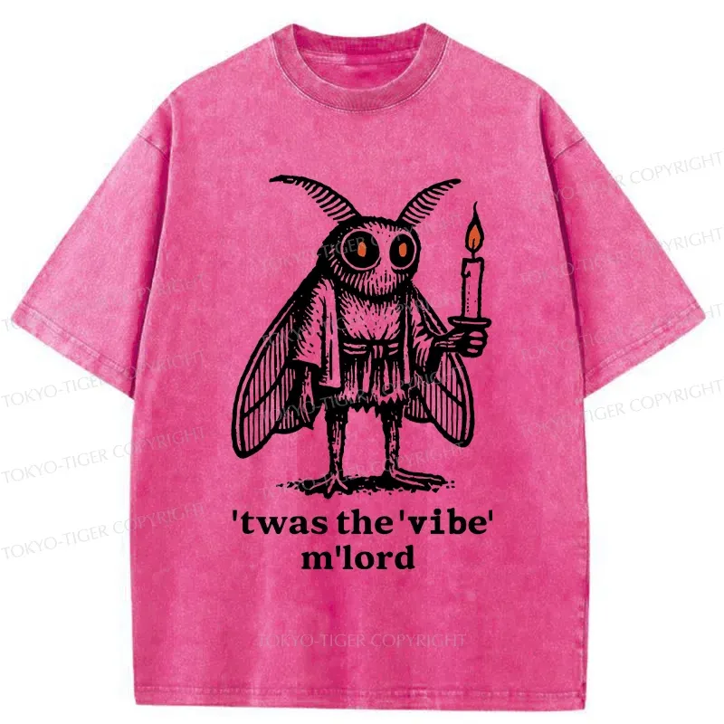 Tokyo-Tiger Japan Funny Mothman Washed T-Shirt