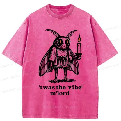 Tokyo-Tiger Japan Funny Mothman Washed T-Shirt