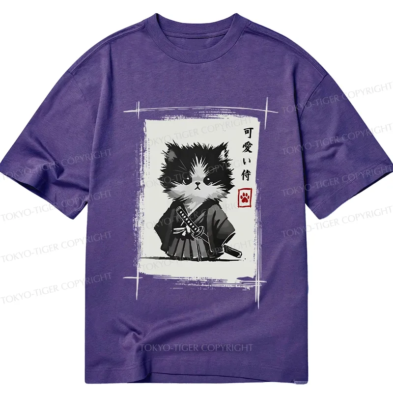 Tokyo-Tiger Kitten Samurai Classic T-Shirt