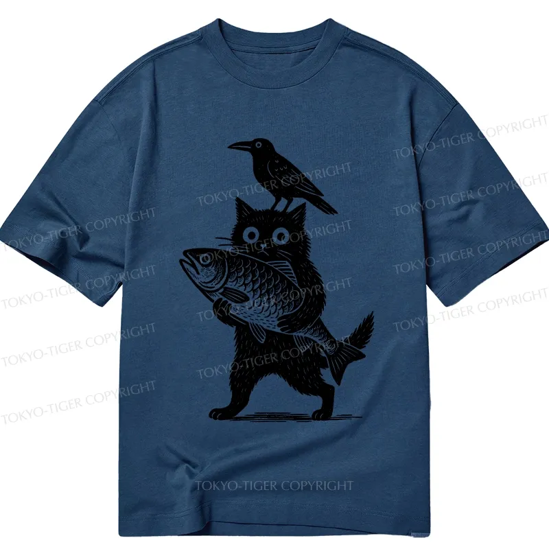 Tokyo-Tiger Black Animals Funny Classic T-Shirt