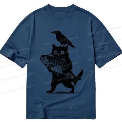 Tokyo-Tiger Black Animals Funny Classic T-Shirt