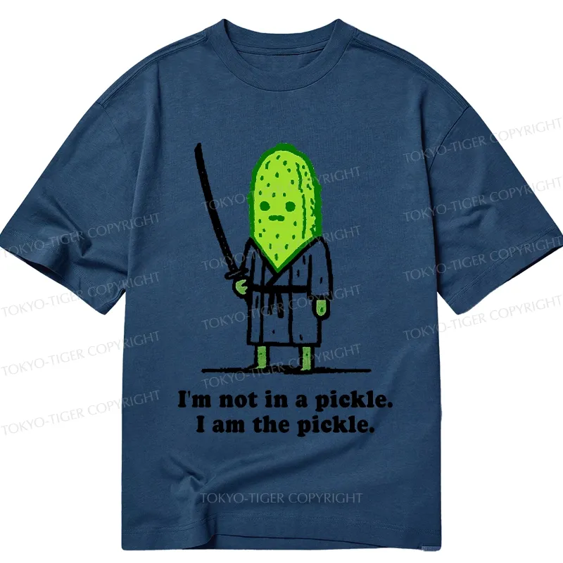 Tokyo-Tiger Funny Cucumber Samurai Classic T-Shirt