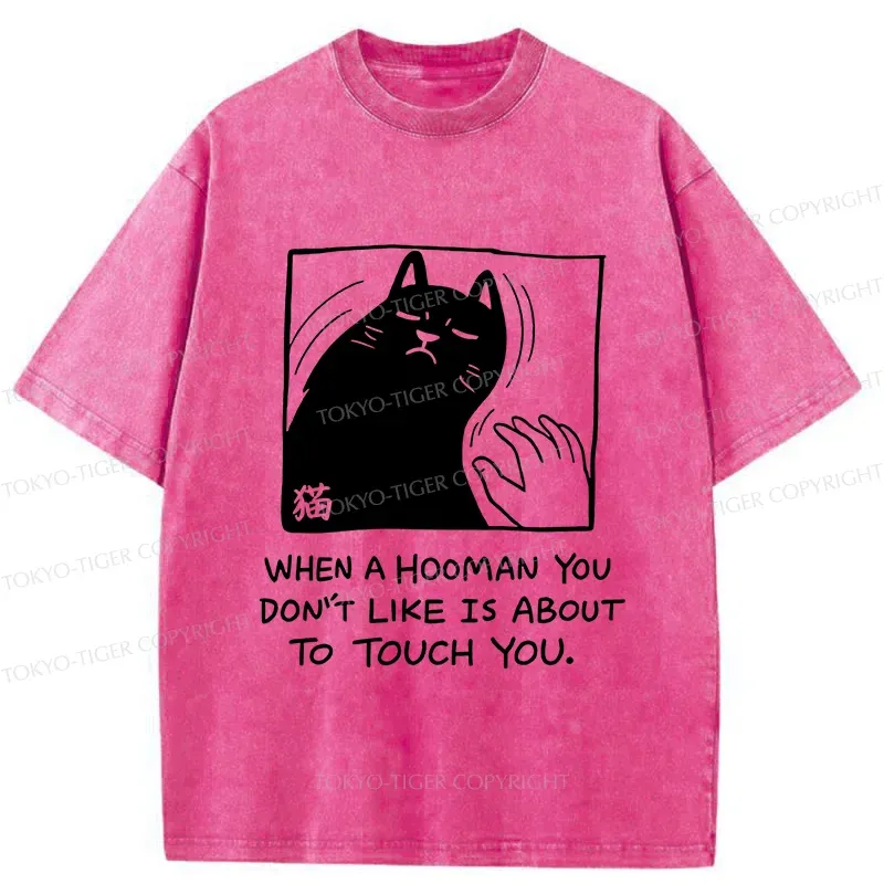 Tokyo-Tiger Rebellious Cat Washed T-Shirt