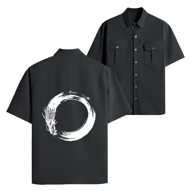 Tokyo-Tiger Dragon's Circle Work Shirt