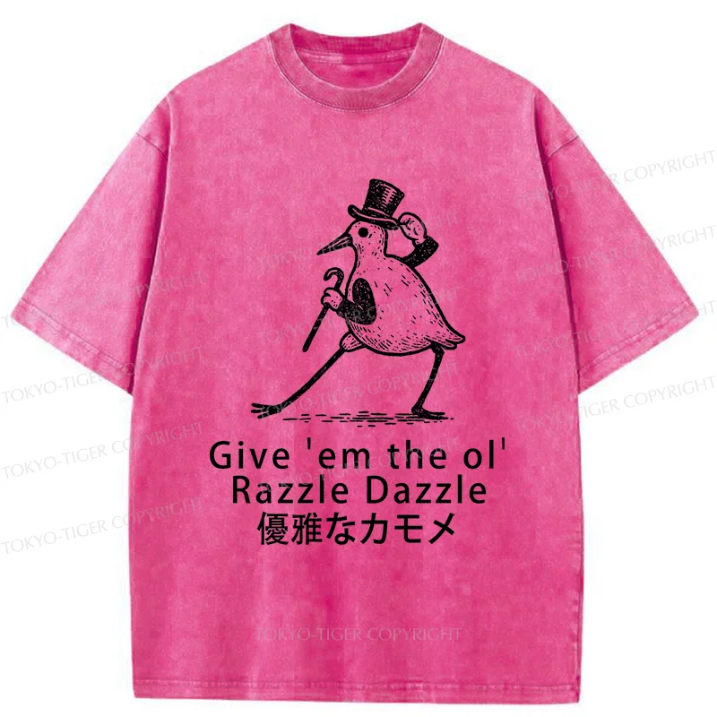 Tokyo-Tiger Gentleman Seagull Washed T-Shirt