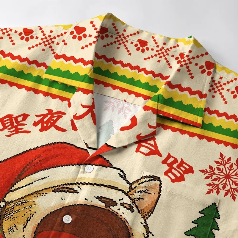 Tokyo-Tiger Christmas Cantata Christmas Aloha Hawaiian Shirt