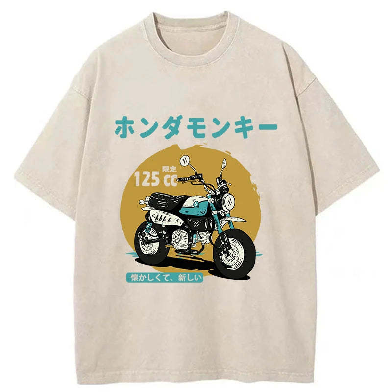 Tokyo-Tiger Honda Motorcycle Japanese Washed T-Shirt Sale