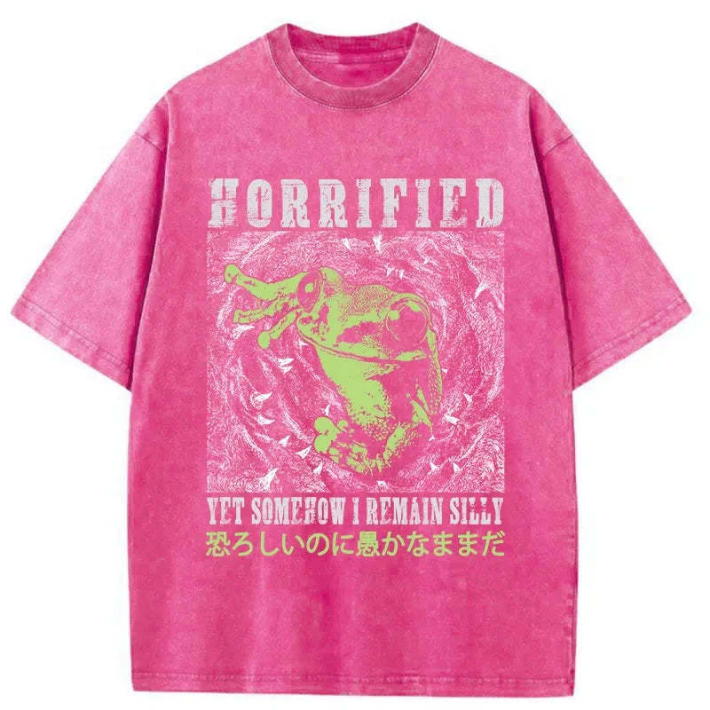 Tokyo-Tiger Silly Frog Japanese Washed T-Shirt
