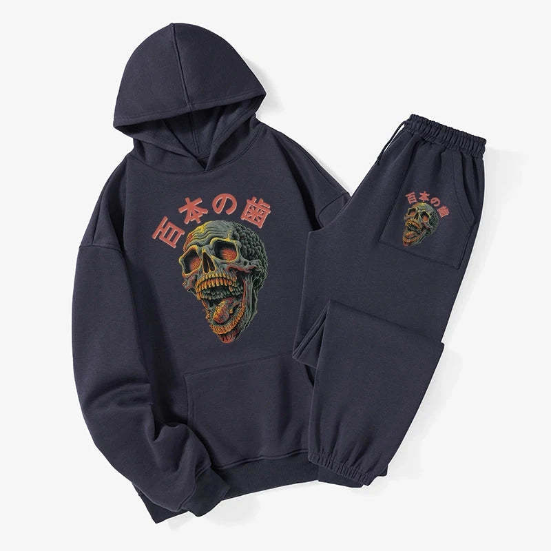 Tokyo-Tiger Terrifying And Disgusting Skull Fleece Lined