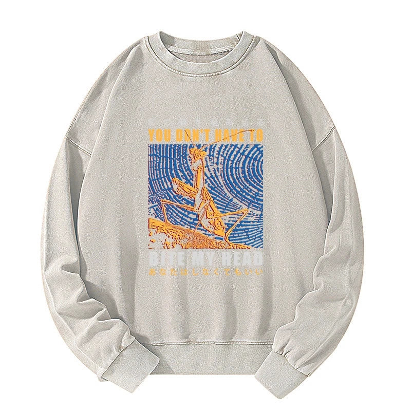 Tokyo-Tiger You Don't Have To Washed Sweatshirt