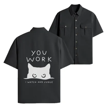 Tokyo-Tiger A Cat That Spies Work Shirt
