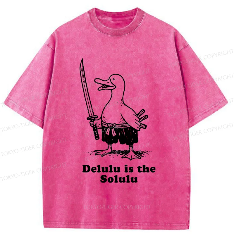 Tokyo-Tiger Samurai Goose Washed T-Shirt