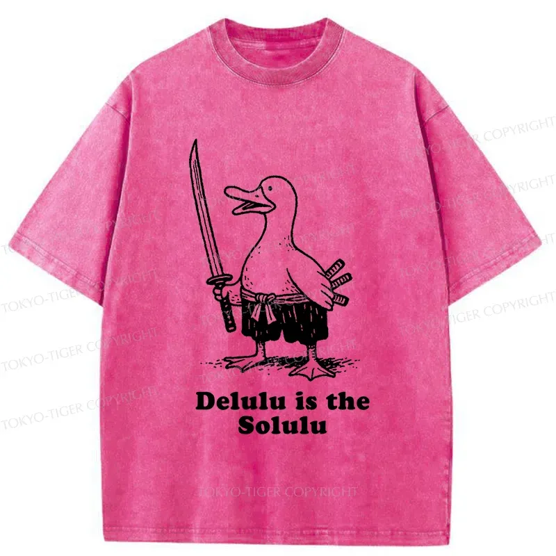 Tokyo-Tiger Samurai Goose Washed T-Shirt