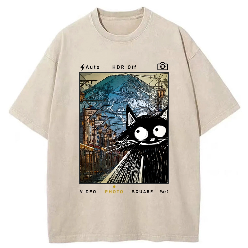Tokyo-Tiger My Travel Diary-Tokyo Streets Washed T-Shirt