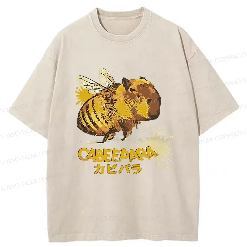 Tokyo-Tiger Cabeepara Washed T-Shirt