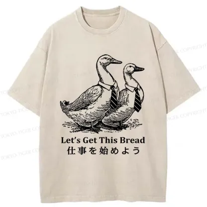 Tokyo-Tiger Working Goose Washed T-Shirt