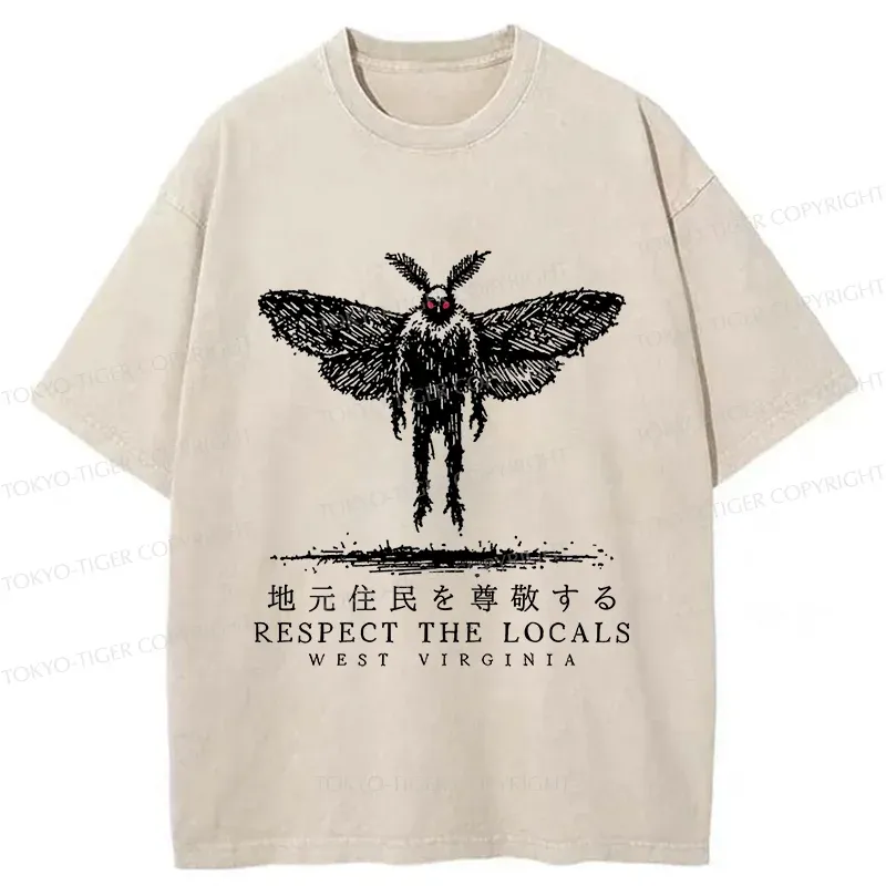 Tokyo-Tiger Mothman Saga Washed T-Shirt