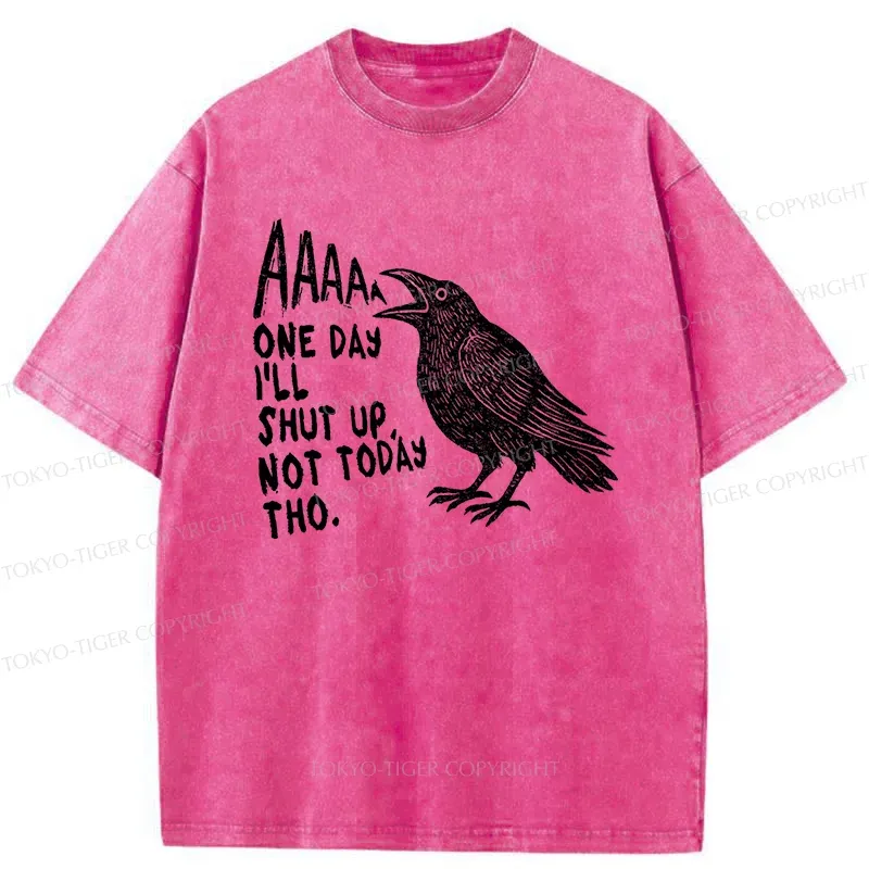 Tokyo-Tiger Funny Crow Japan Washed T-Shirt