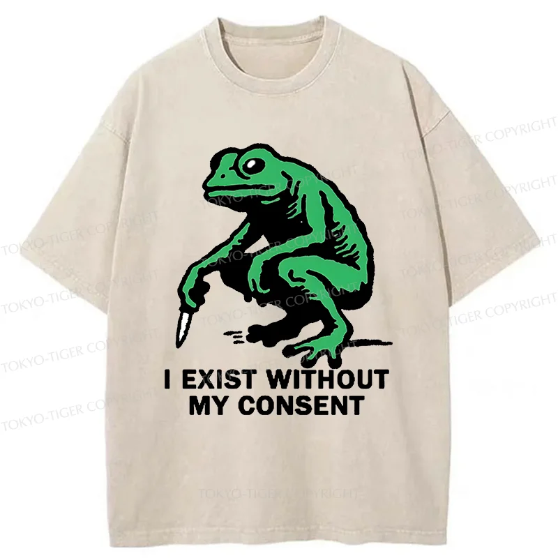 Tokyo-Tiger Dangerous Frog Washed T-Shirt
