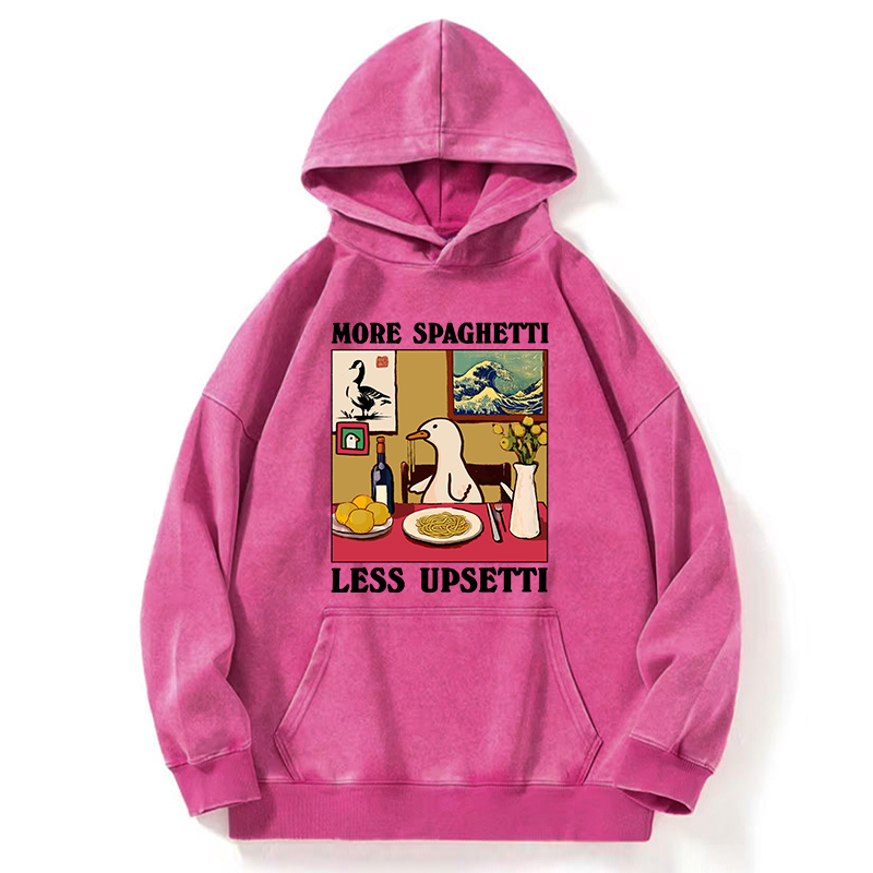 Tokyo-Tiger More Spaghetti Less Upsetti Goose Washed Hoodie
