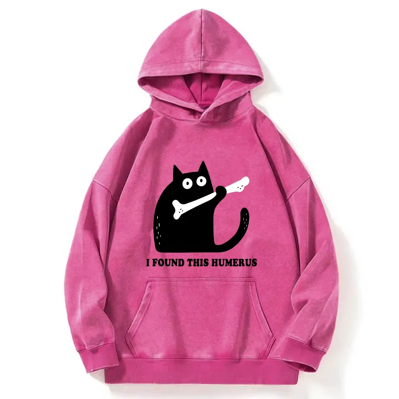 Tokyo-Tiger Cat Found This Humerus Washed Hoodie