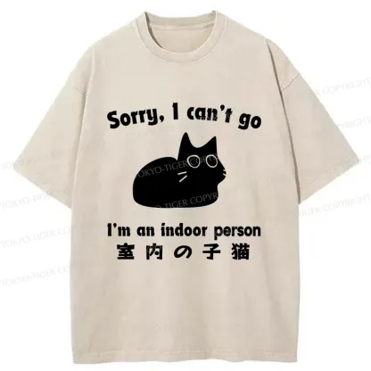Tokyo-Tiger Indoor Kitten Japan Washed T-Shirt