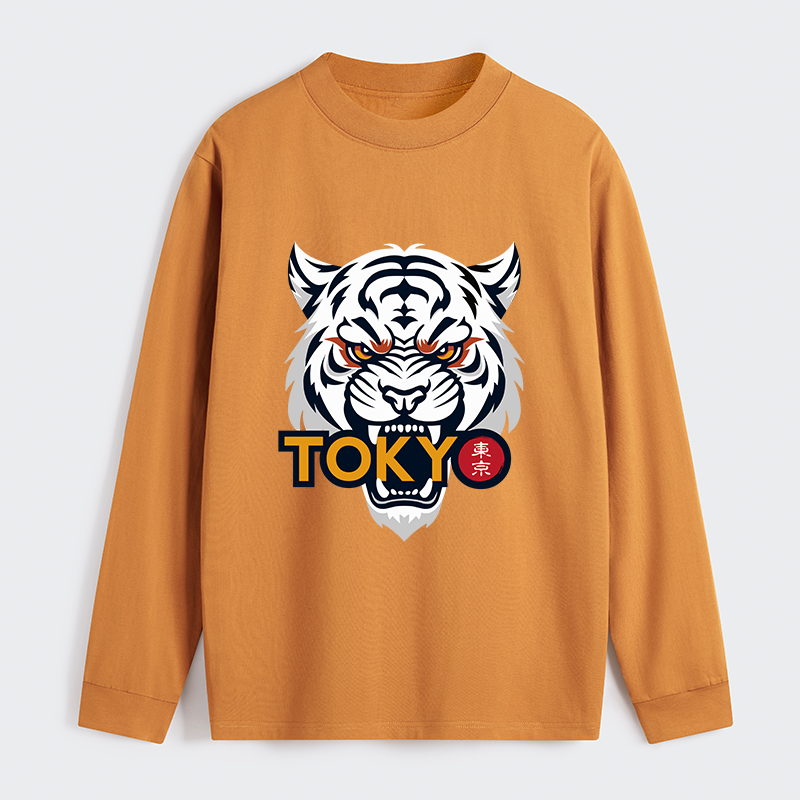 Tokyo-Tiger Logo Classic Long Sleeve T-Shirt