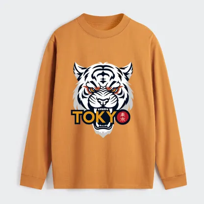 Tokyo-Tiger Logo Classic Long Sleeve T-Shirt