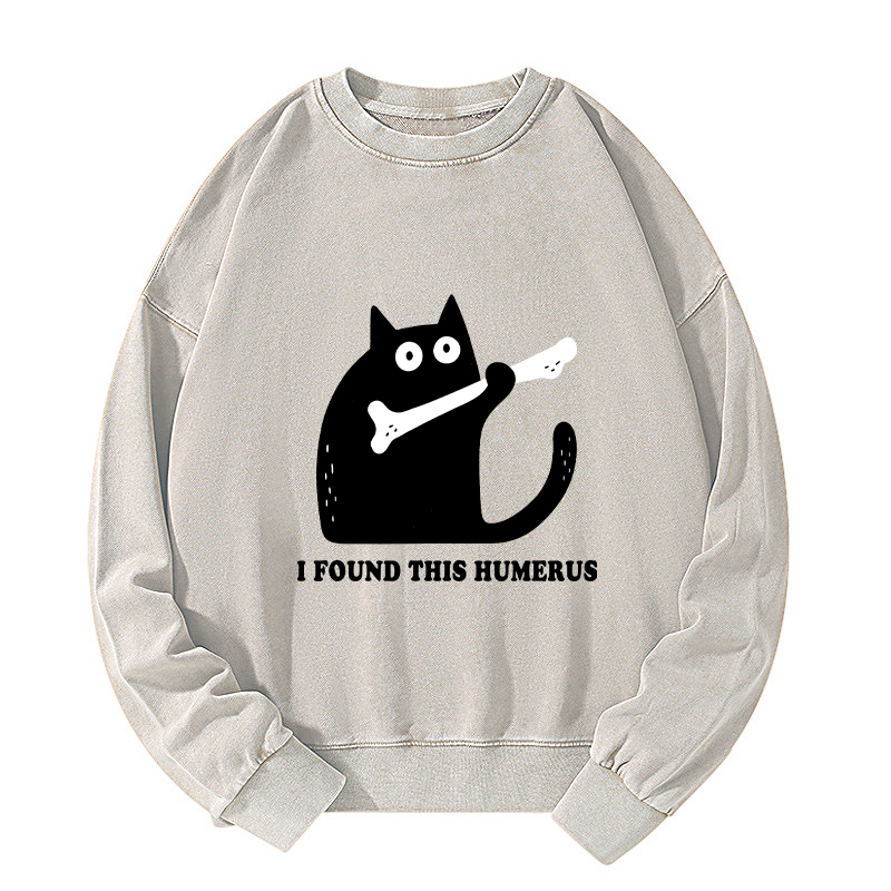 Tokyo-Tiger Cat Found This Humerus Washed Sweatshirt