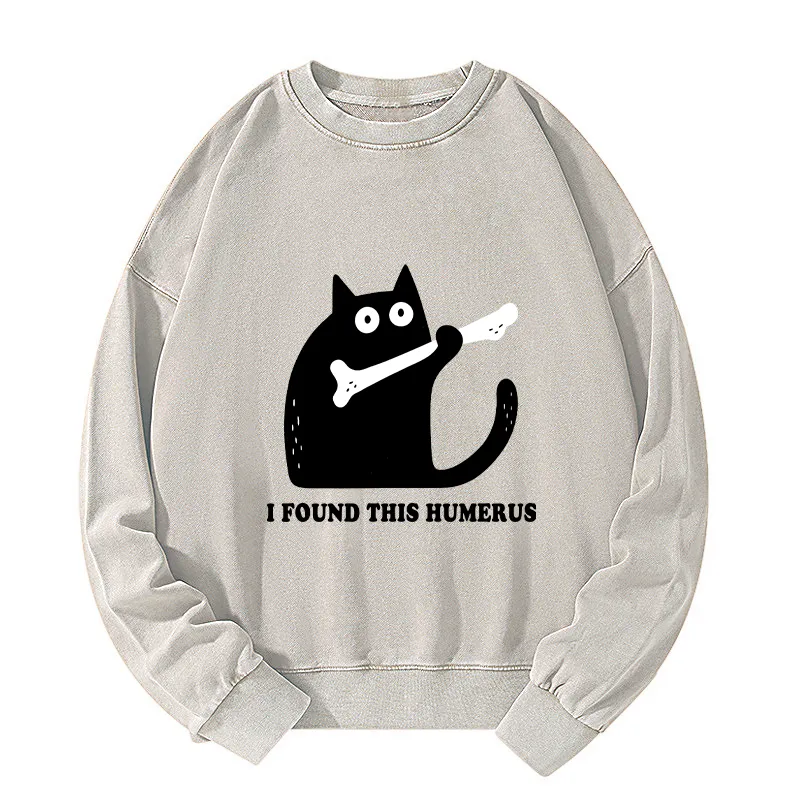 Tokyo-Tiger Cat Found This Humerus Washed Sweatshirt