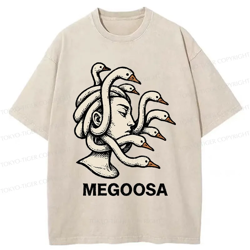 Tokyo-Tiger Legendary Goose Washed T-Shirt