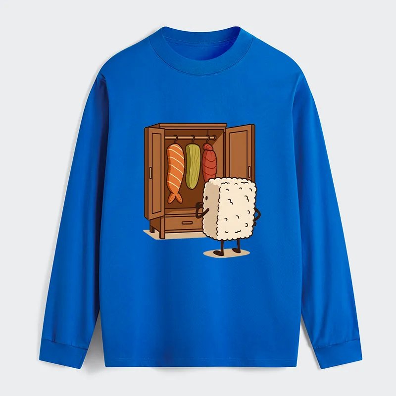 Tokyo-Tiger Sushi Pick Out Clothes Classic Long Sleeve T-Shirt