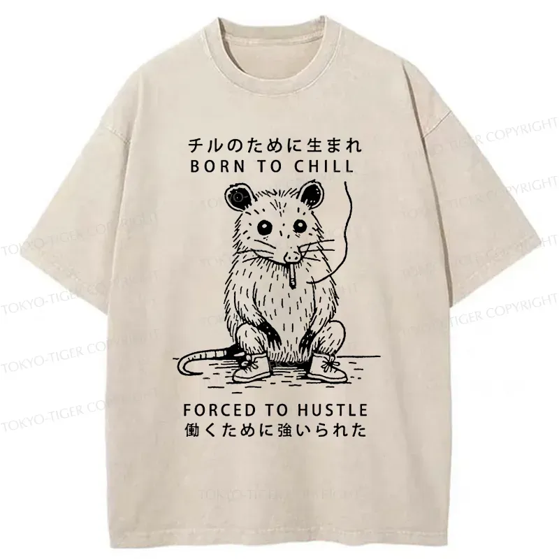 Tokyo-Tiger Busy Possum Washed T-Shirt Sale
