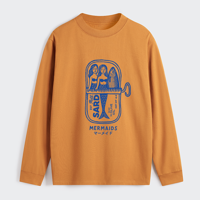 Tokyo-Tiger Mermaid Can Classic Long Sleeve T-Shirt